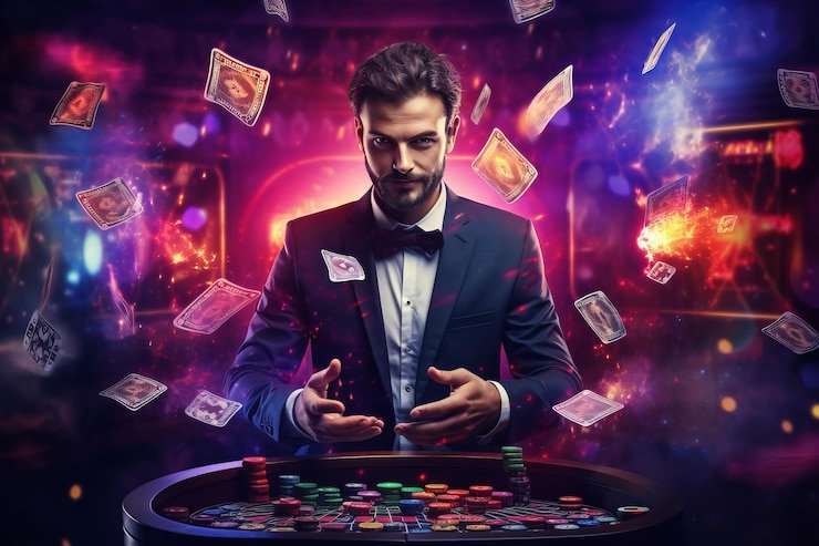 Antarmuka platform feraritoto menampilkan kategori sportsbook, meja dealer langsung, dan permainan slot